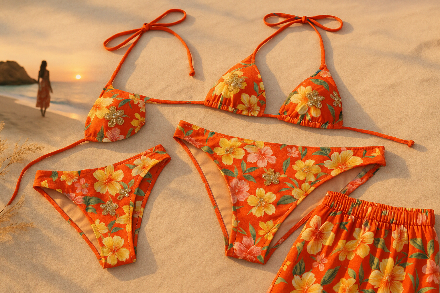 How to Style a Floral Midi Dress for a Beach Party