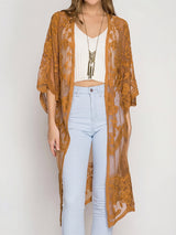 Lace Kimono Beach Cover Up - View 8 | Coveka